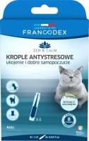 FRANCODEX Krople antystresowe z kocimiętką, naturalne, dla kotów  4x1 ml