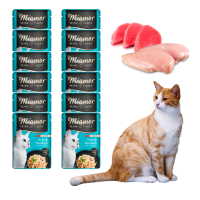 Mokra karma PREMIUM dla kota Kurczak z Tuńczykiem w sosie Miamor 100g