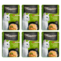 Zestaw 6 x mokra karma dla kota Miamor Feine Filets Tuńczyk Warzywa 6x100g