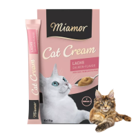 Miamor Cat Cream Salmon Delikatny krem Pasta ​​z łososia dla kotów 90g