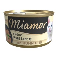 Miamor FeinePastete Pasztet Mokra Karma dla Kota Kurczak z Jajkiem 85g