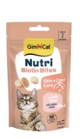 GIMCAT Nutri Biotin Bites Skin Coat 40g Przysmaki dla Kota