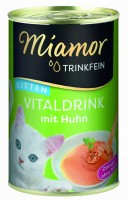 Napój Witaminowy dla Kociąt z Kurczakiem Miamor Trinkfein Vitaldrink 135ml