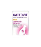 Karma dla kota z Cukrzycą Kurczak Kattovit Diabetes Saszetka 85g